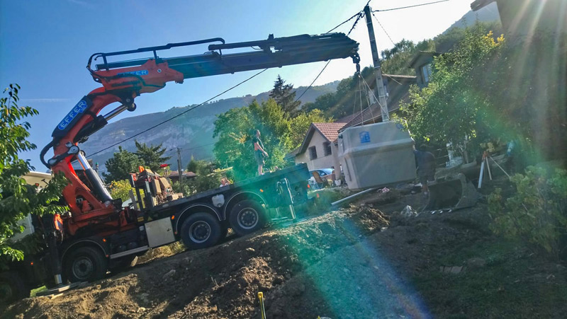 Ducrey TP récupération d'eaux de pluie en Haute-Savoie (74)